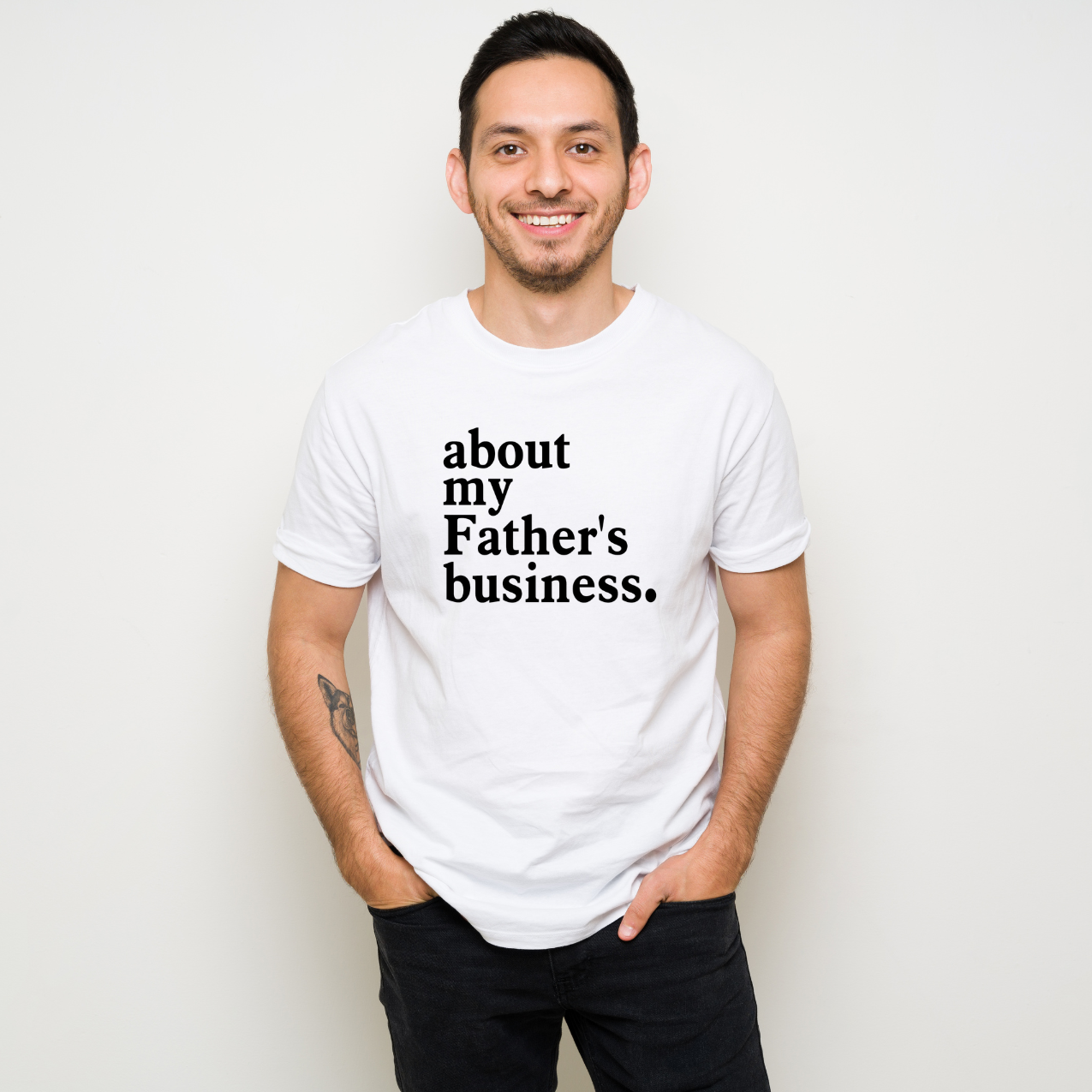 About My Father's Business Tee