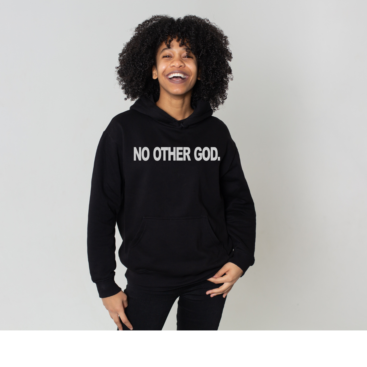 No Other God Classic Logo Hoodie