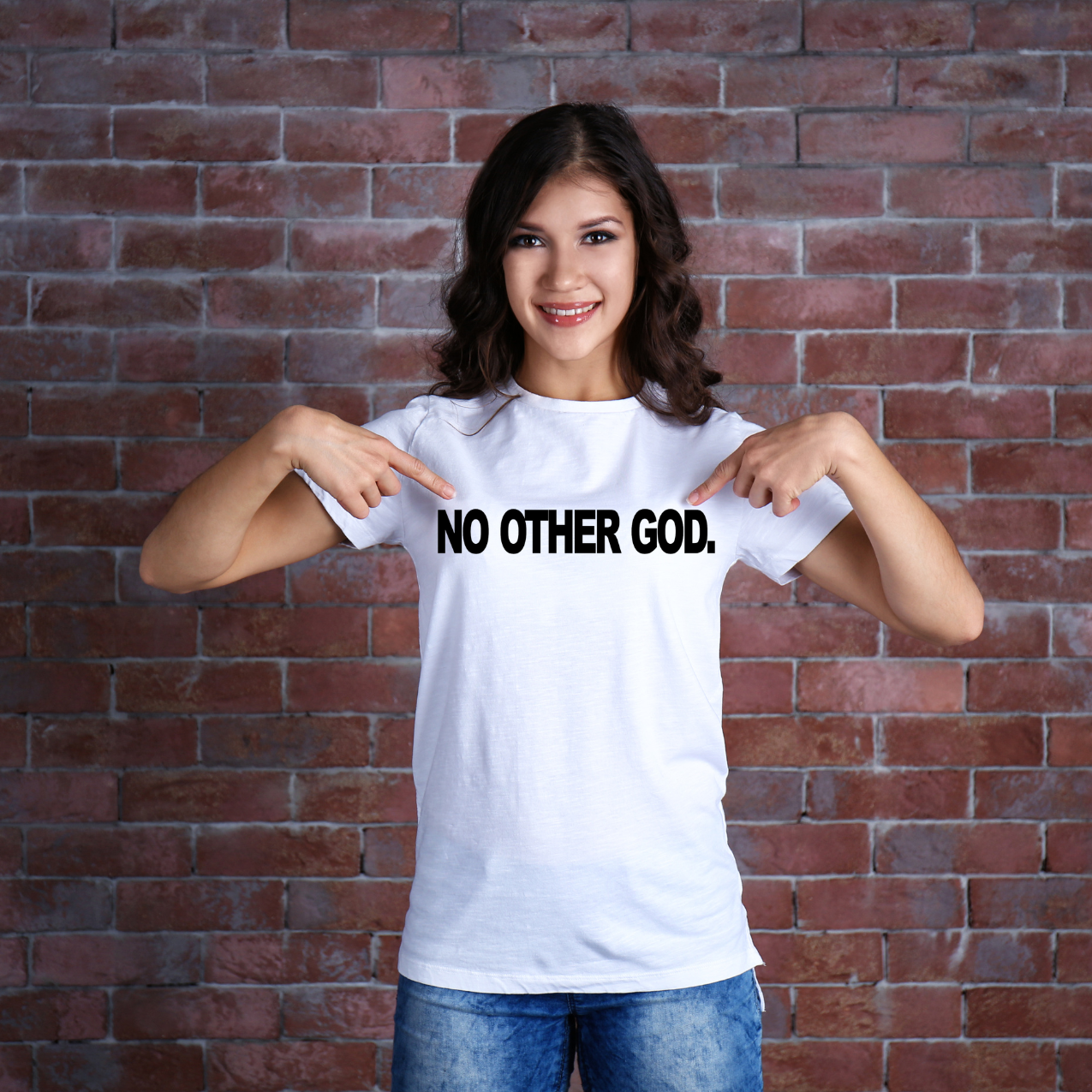 No Other God Classic Logo Tee