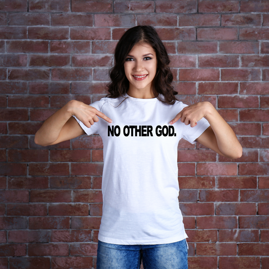 No Other God Classic Logo Tee